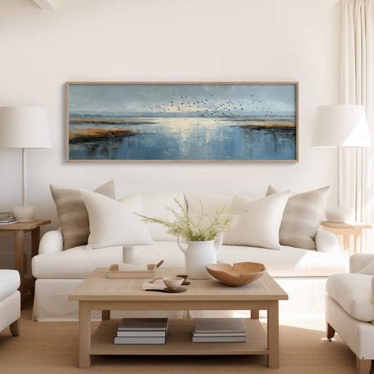 Coastal Marsh Birds Landscape Wall Art