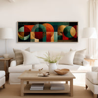 Mid Century Geometry In Earth Tones