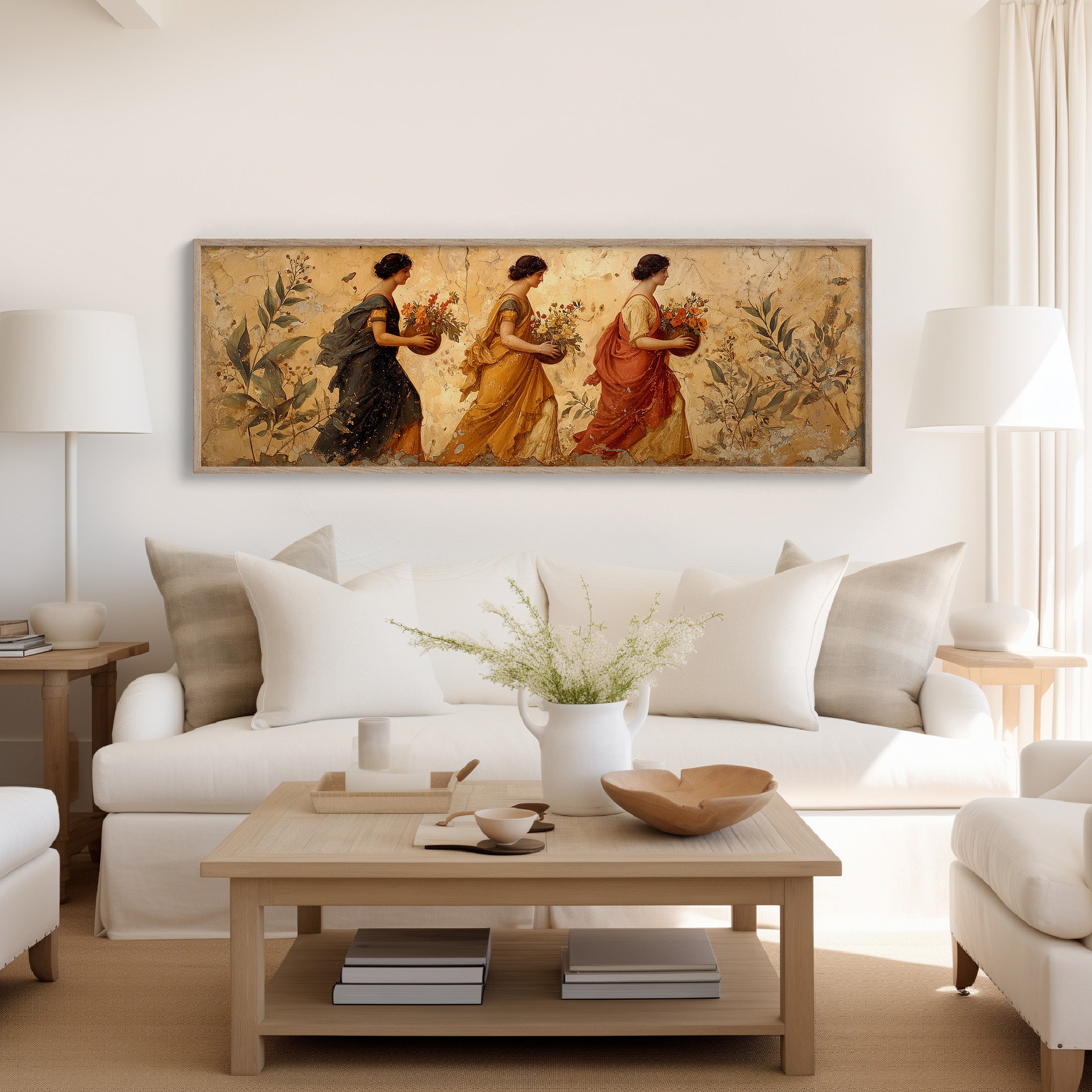 Maidens Bearing Flowers Through Time