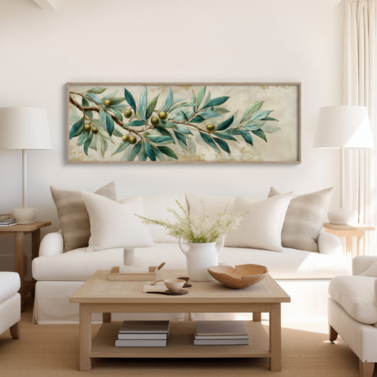 Olive Branch In Soft Mediterranean Light