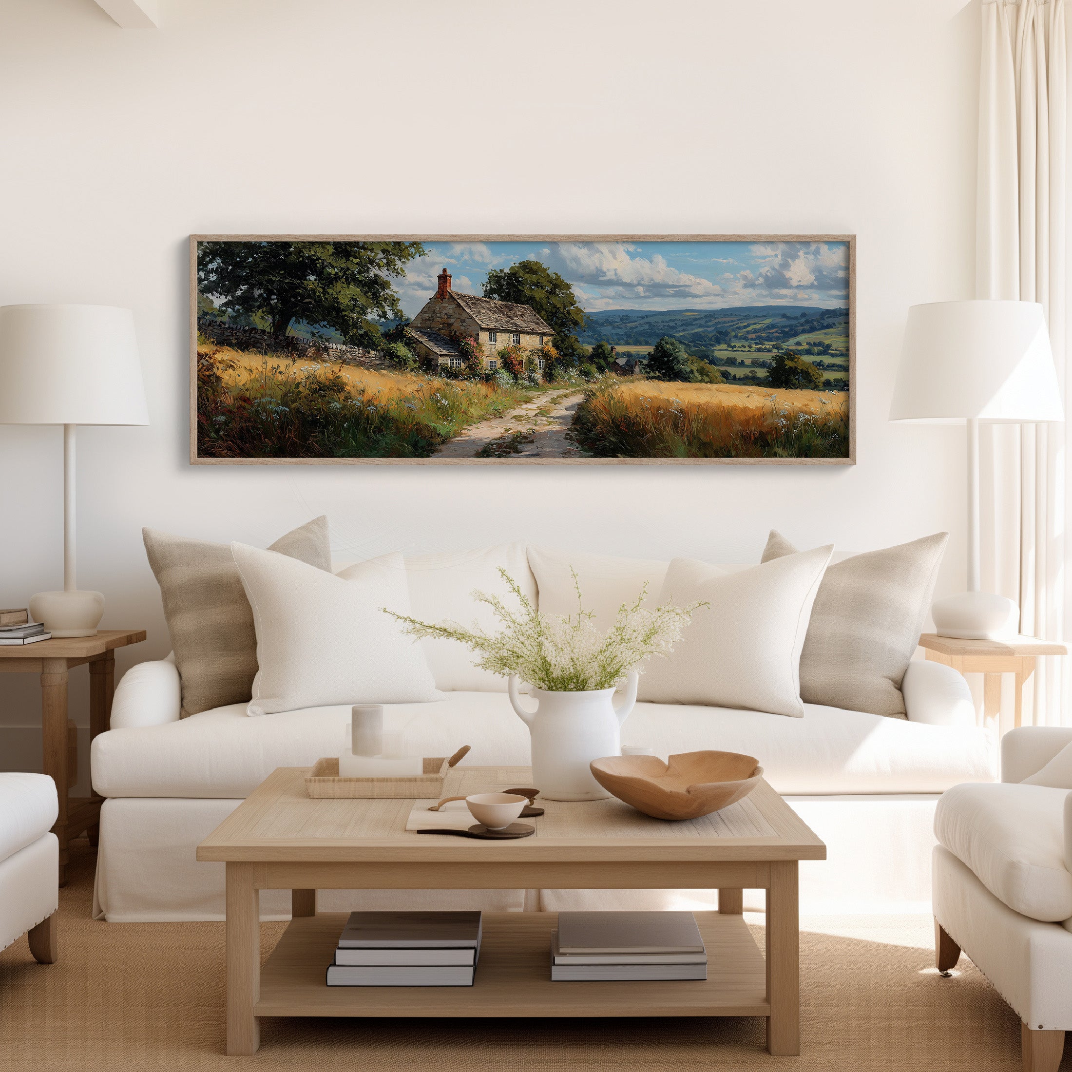 The Cottage Beyond The Wheat