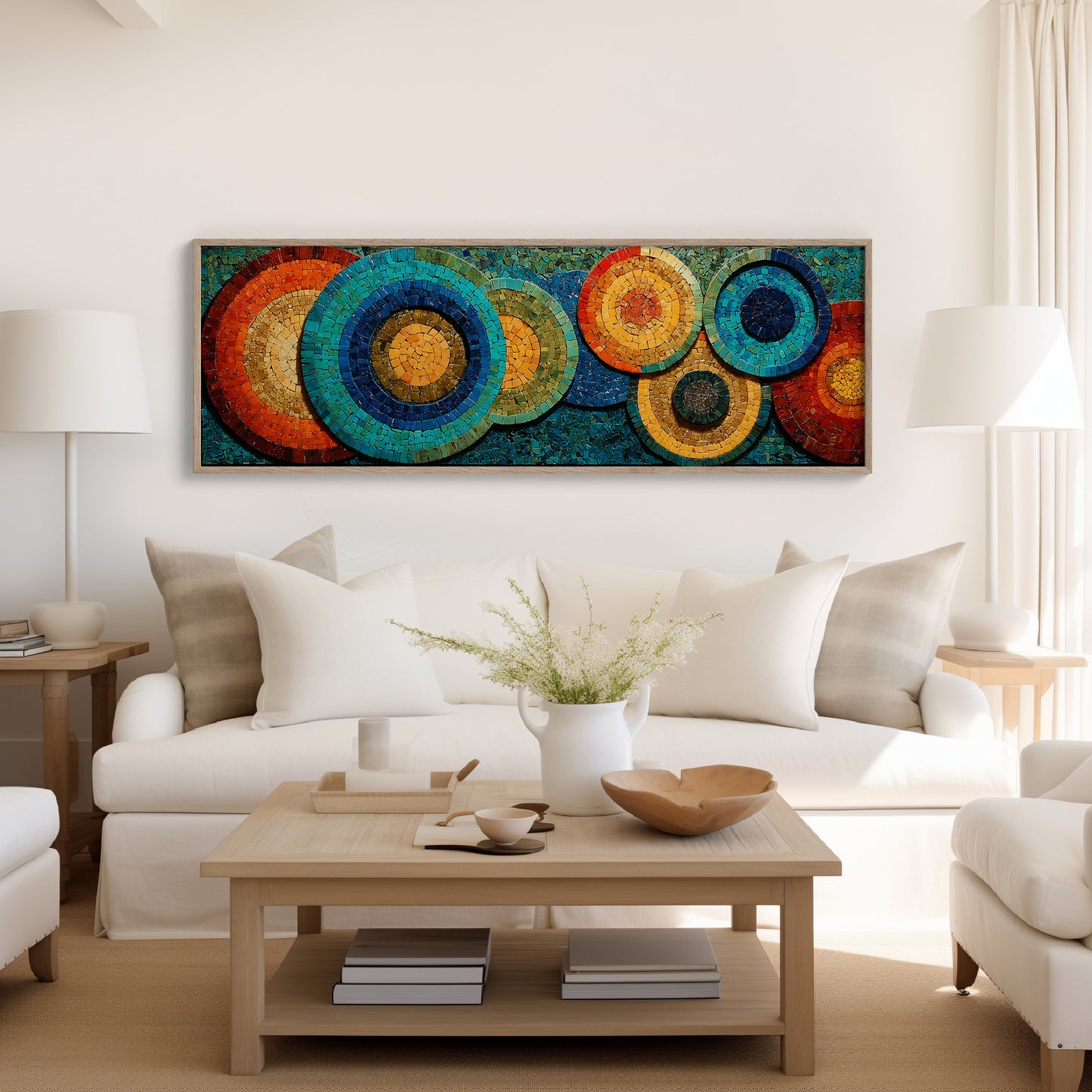 Circles Of Color Mosaic Rhythm