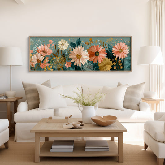 Garden Of Soft Wild Blooms