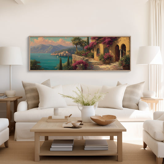 Terrace Overlooking The Blue Coast