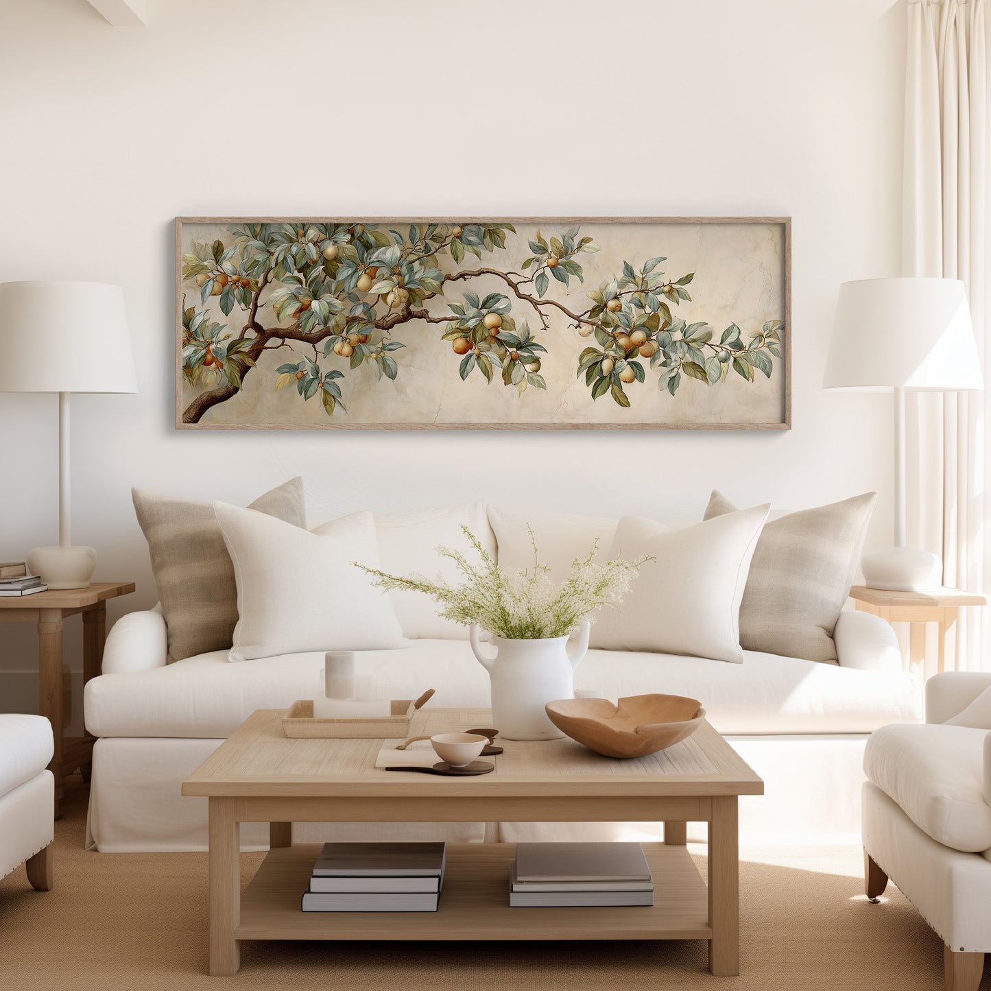 Vintage Orchard Branch Mural