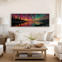 Northern Lights Over Still Waters