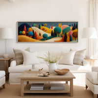 Whimsical Starlit Hills