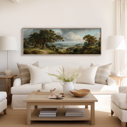 Ancient Oaks Over Rolling Valleys