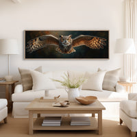 Majestic Owl in Flight