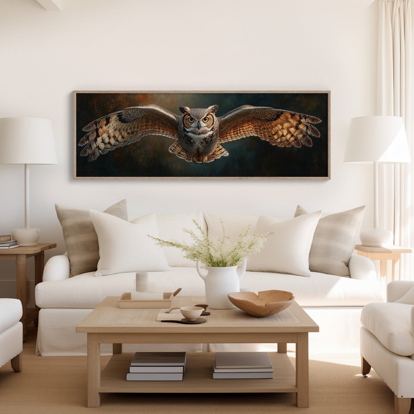 Majestic Owl in Flight