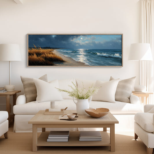 Moonlight Along the Storm Coast