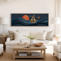 Sails Through Copper Sunset