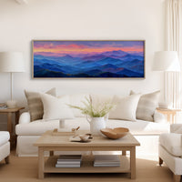 Pastel Mountains Drift at Dusk