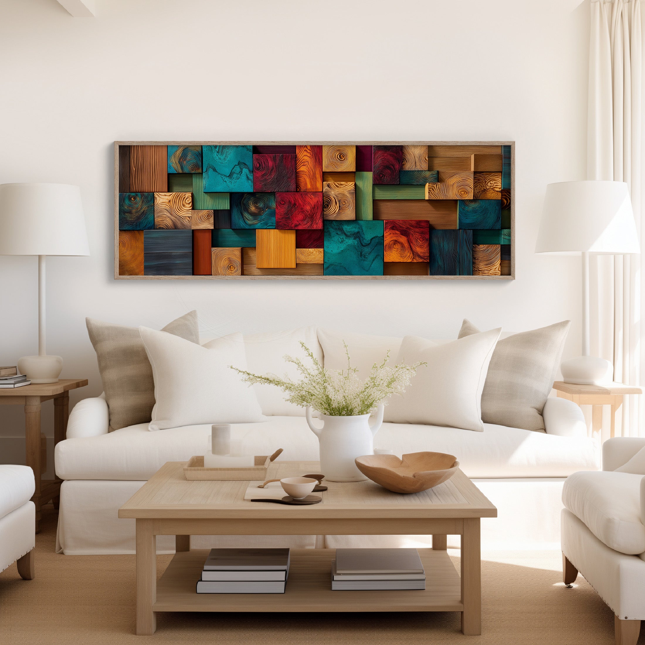 Colorblock Grain Mosaic