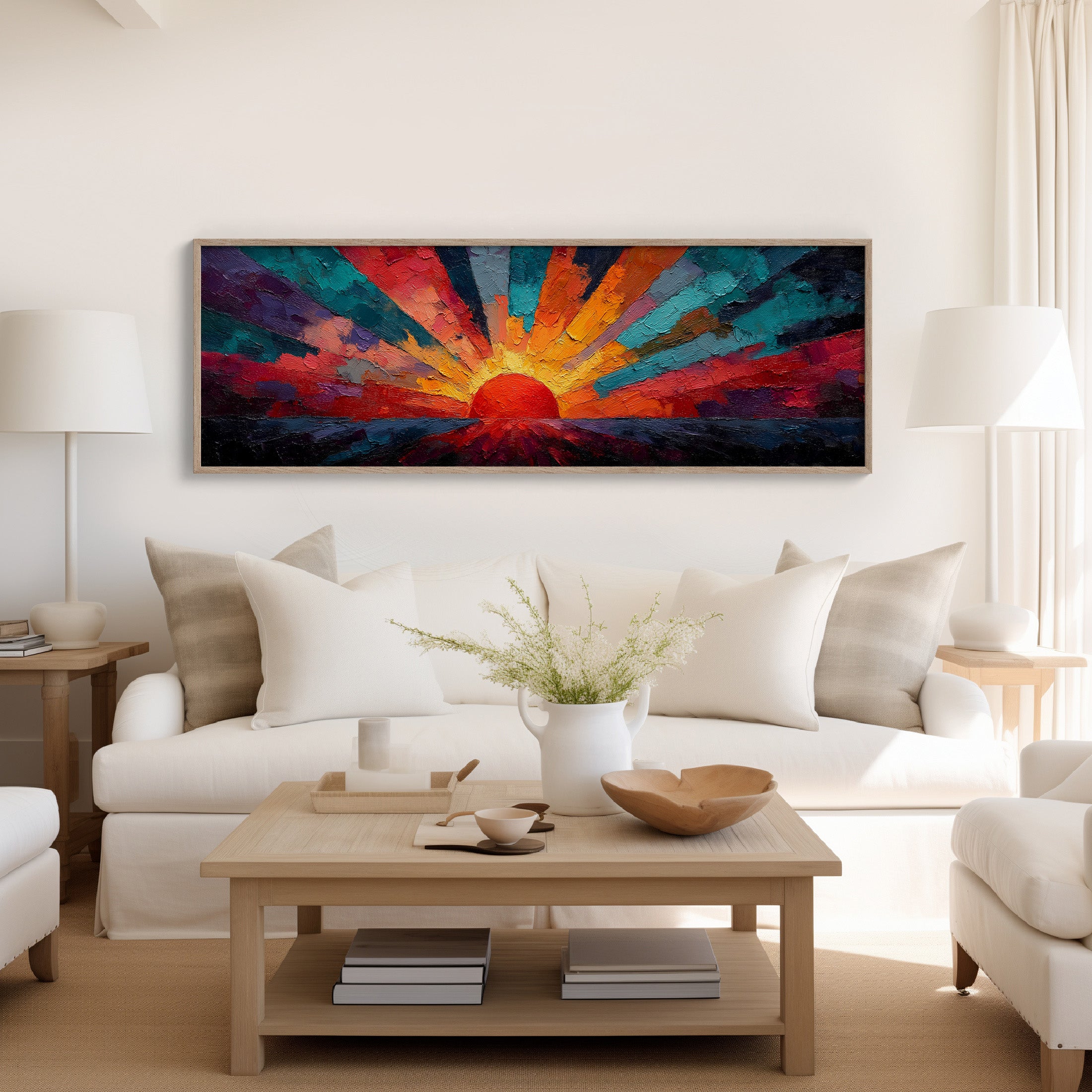 Sunburst in Painted Fire
