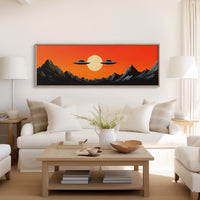 Visitors in the Red Sky
