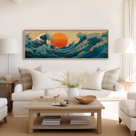 Waves Rise To Meet the Sun