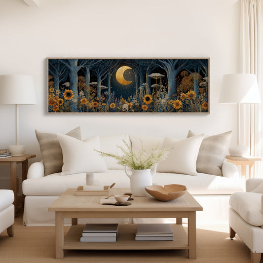 Moonlit Garden of Gold