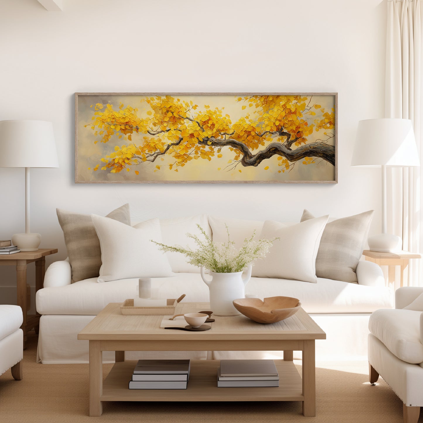 Golden Branch in Autumn Light