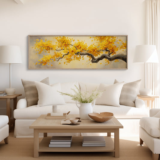 Golden Branch in Autumn Light