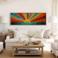Sunburst Over Turquoise Waters