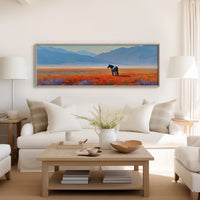 Horse Standing in the Painted Valley
