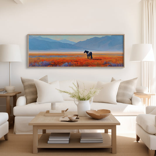 Horse Standing in the Painted Valley