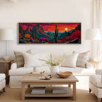Desert Sunfall in Painted Canyons