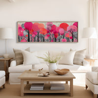 Blossoms in a Crimson Forest