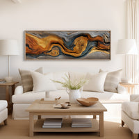 Golden Grain in Weathered Wood