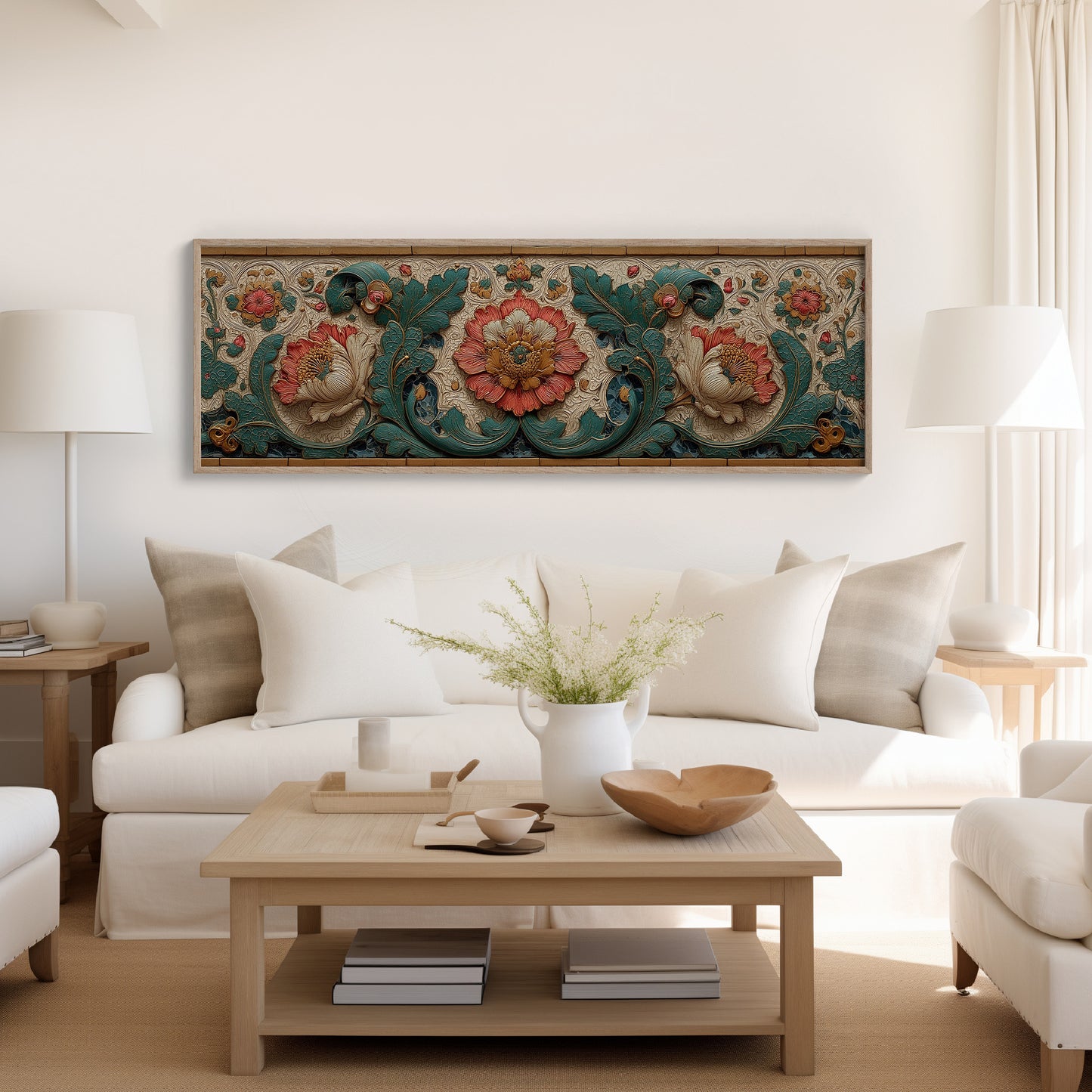 Floral Carvings of Quiet Opulence