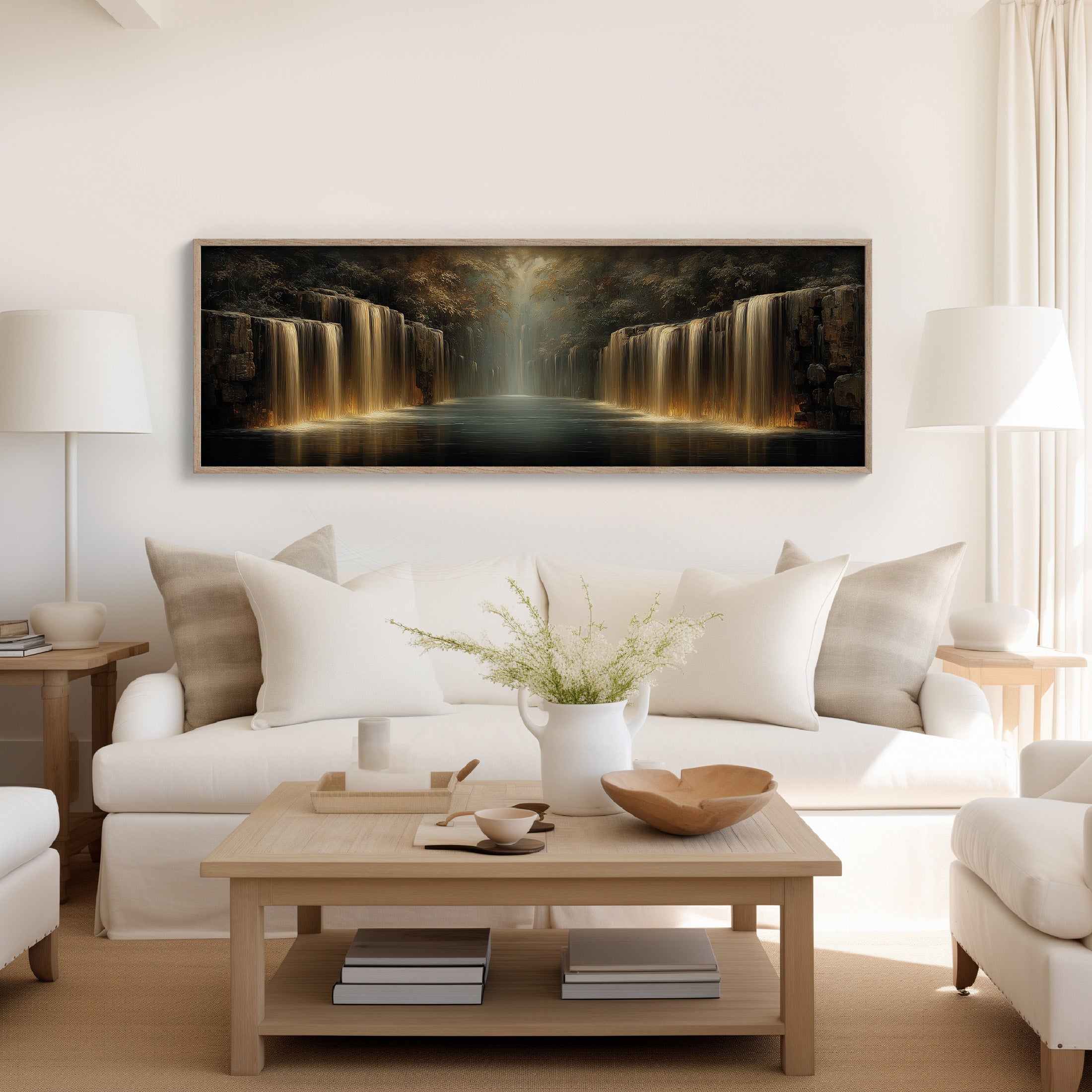 Golden Falls of the Hidden Valley