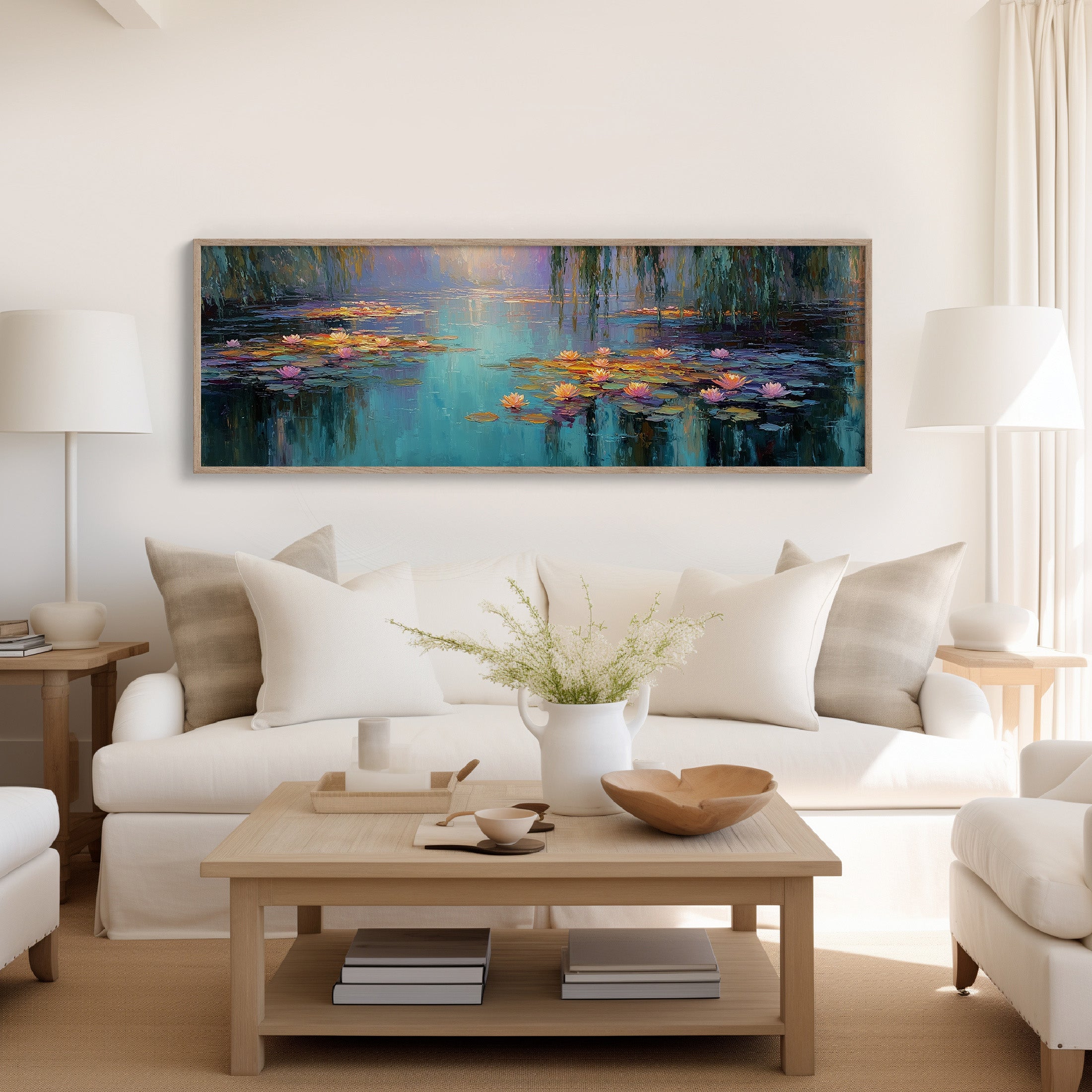 Lily Glow on the Quiet Lagoon