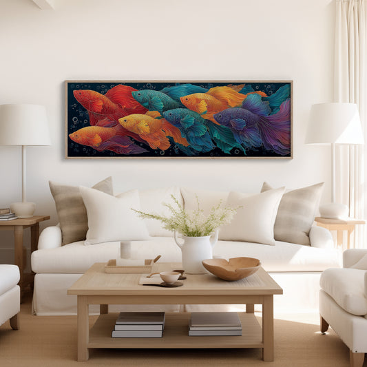Parade of the Rainbow Bettas
