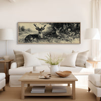 Resting Deer by the Riverbank