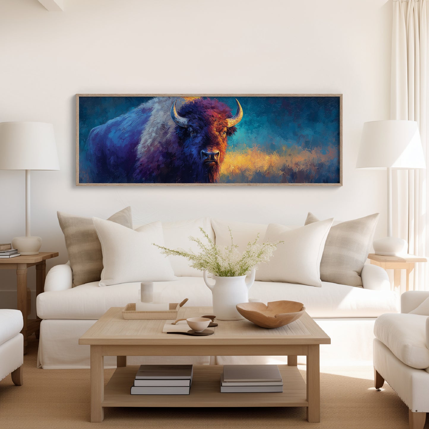 Bison in Painted Twilight