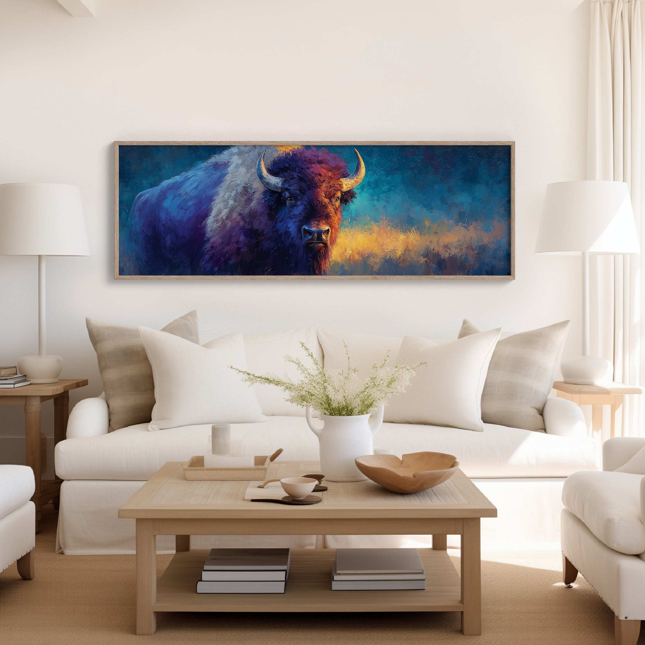 Bison in Painted Twilight
