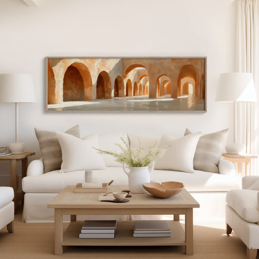 Sunlit Arches in Stillness