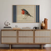 Robin Against the Linen Sky