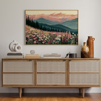 Coneflower Meadow Sunset