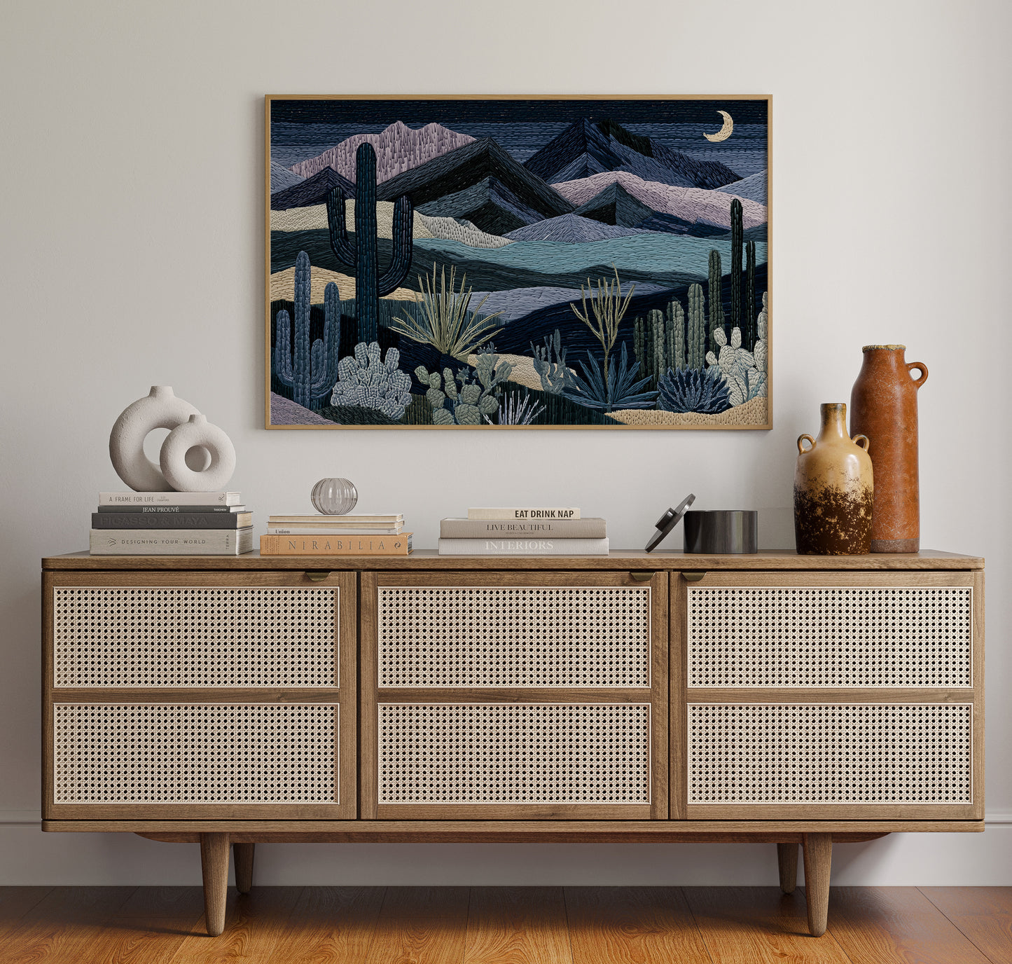 Desert Nightfall in Stitches