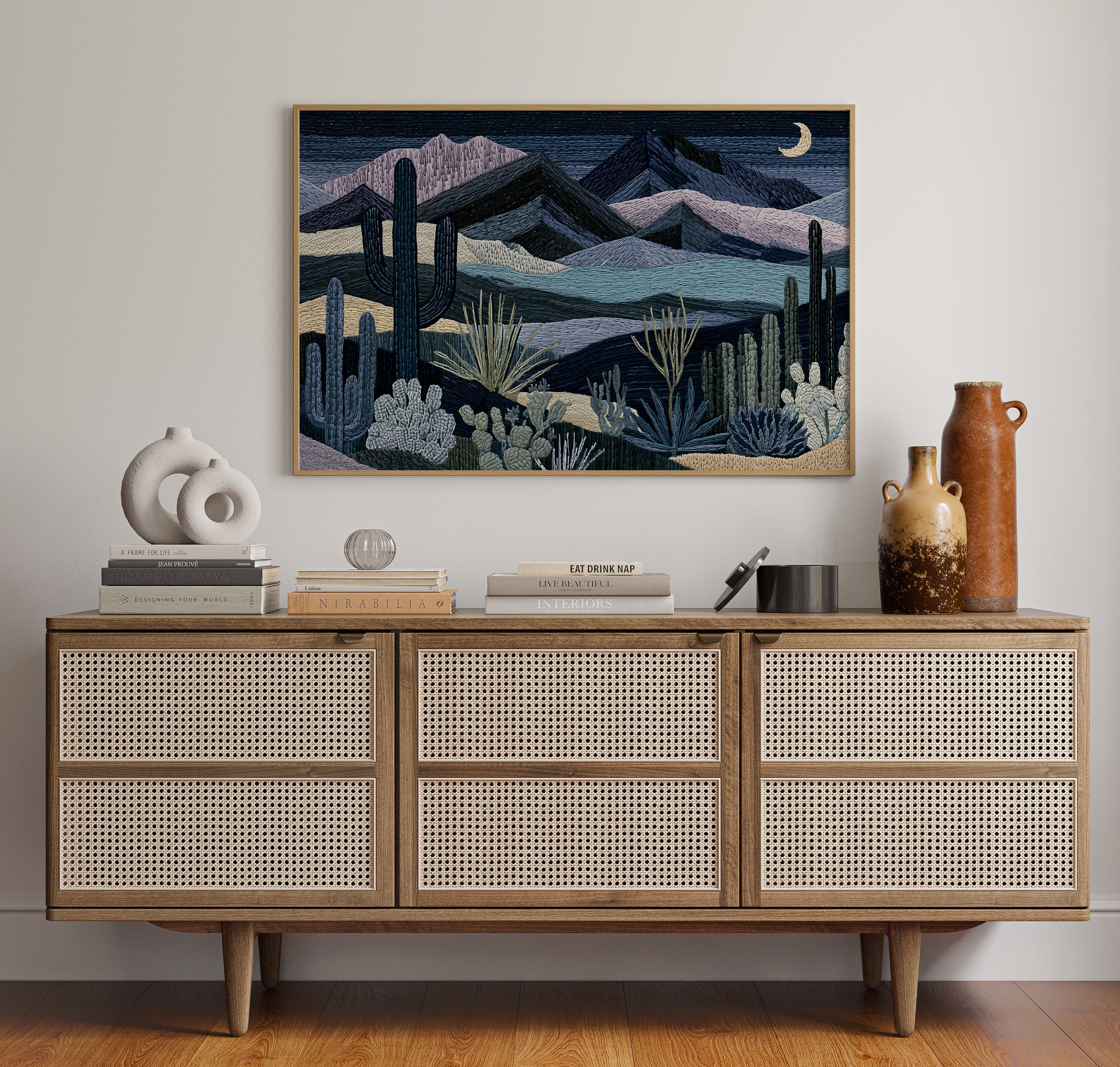 Desert Nightfall in Stitches