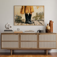 Marigold Skirt, Midnight Boots