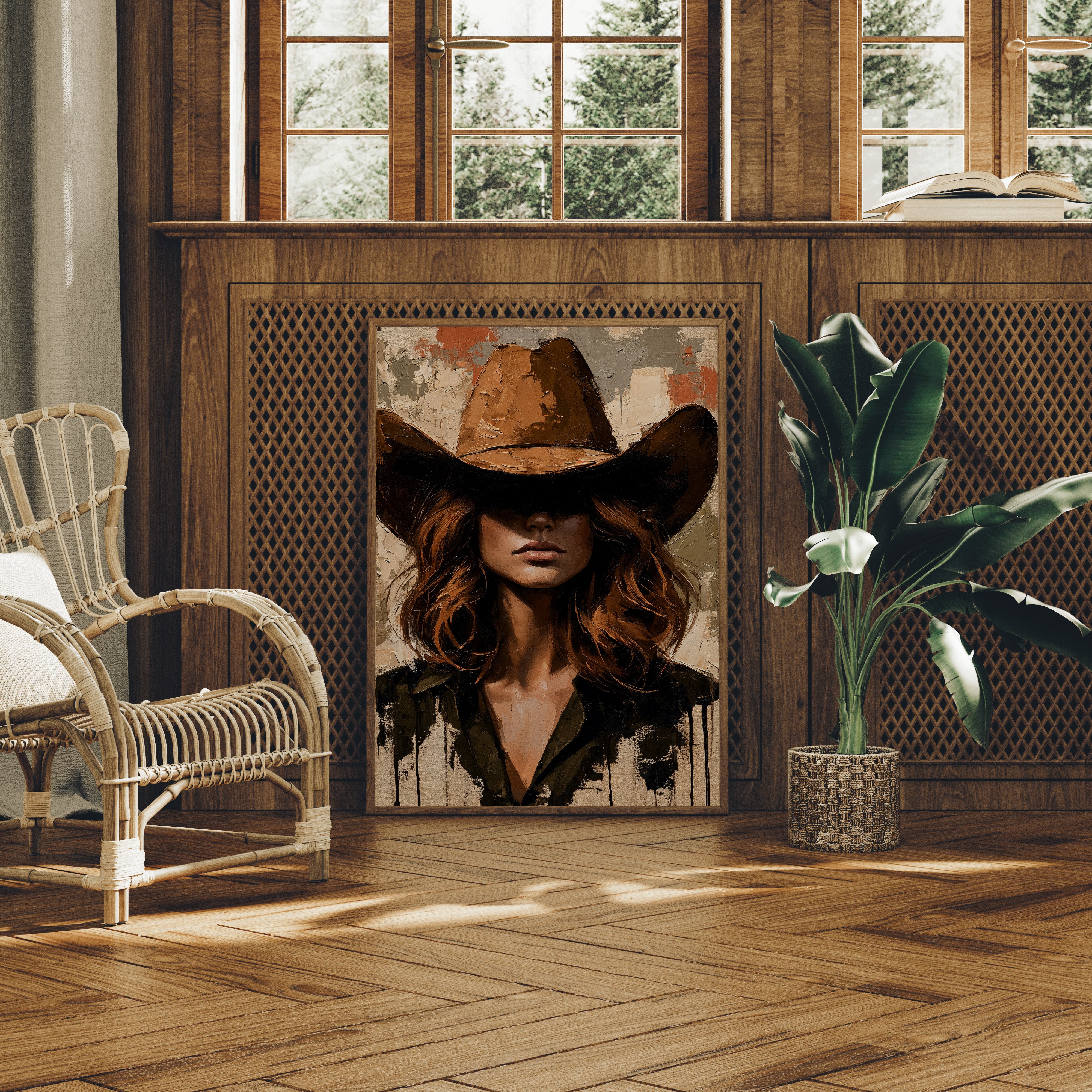Caramel Brim, Copper Hair, Full Shadow