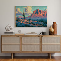 Superstition Mountain at First Light