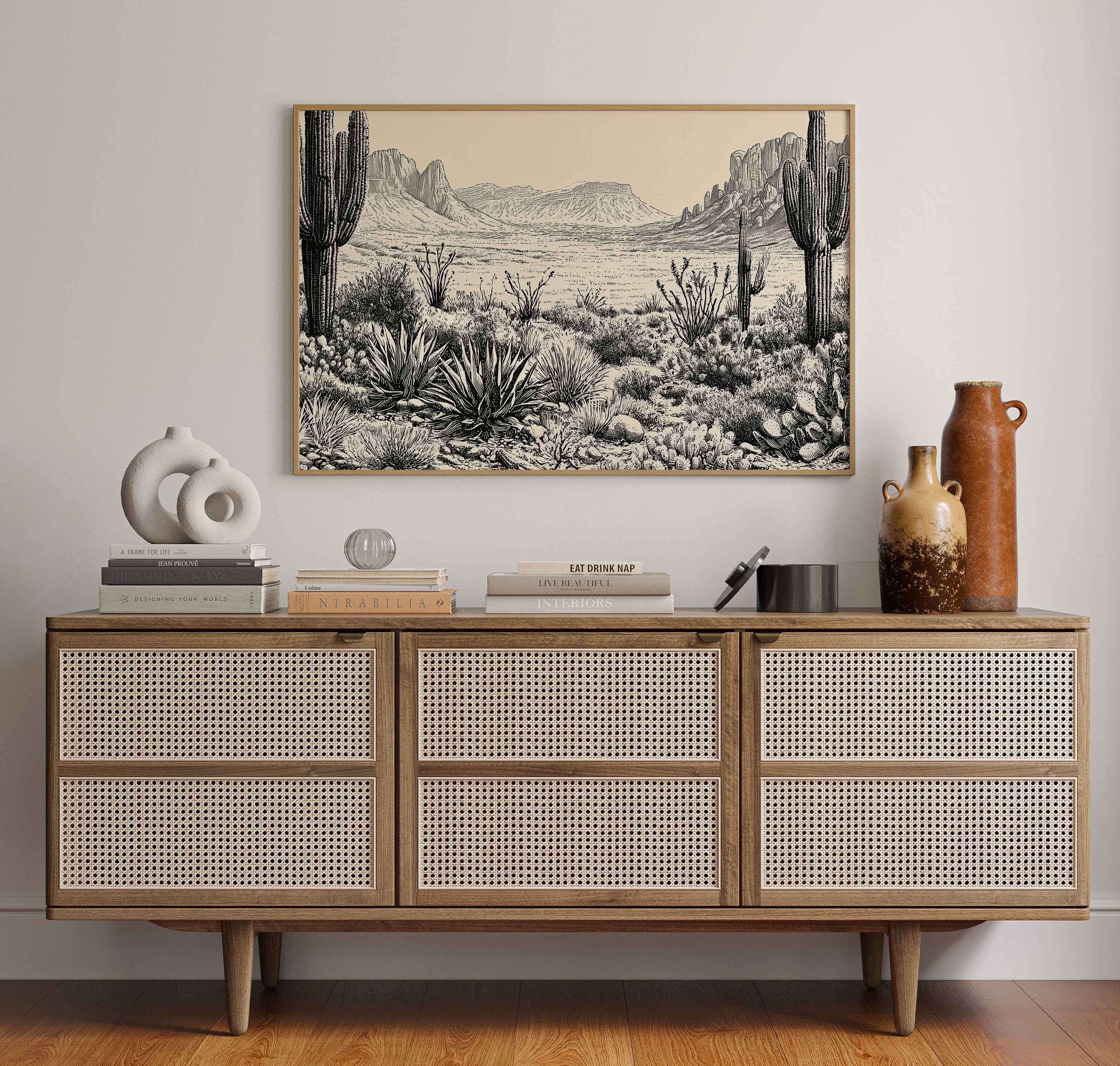 Sonoran Basin in Ink