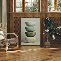 Stacked Stoneware: Sage to Cream