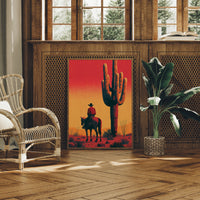 Cowboy's Watch: Desert Sunset Standoff
