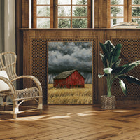 Red Barn Braces for the Storm