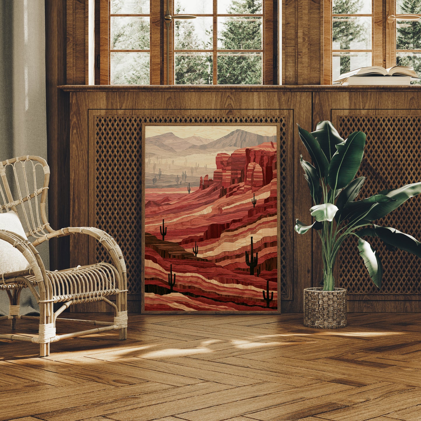 Canyon in Marquetry